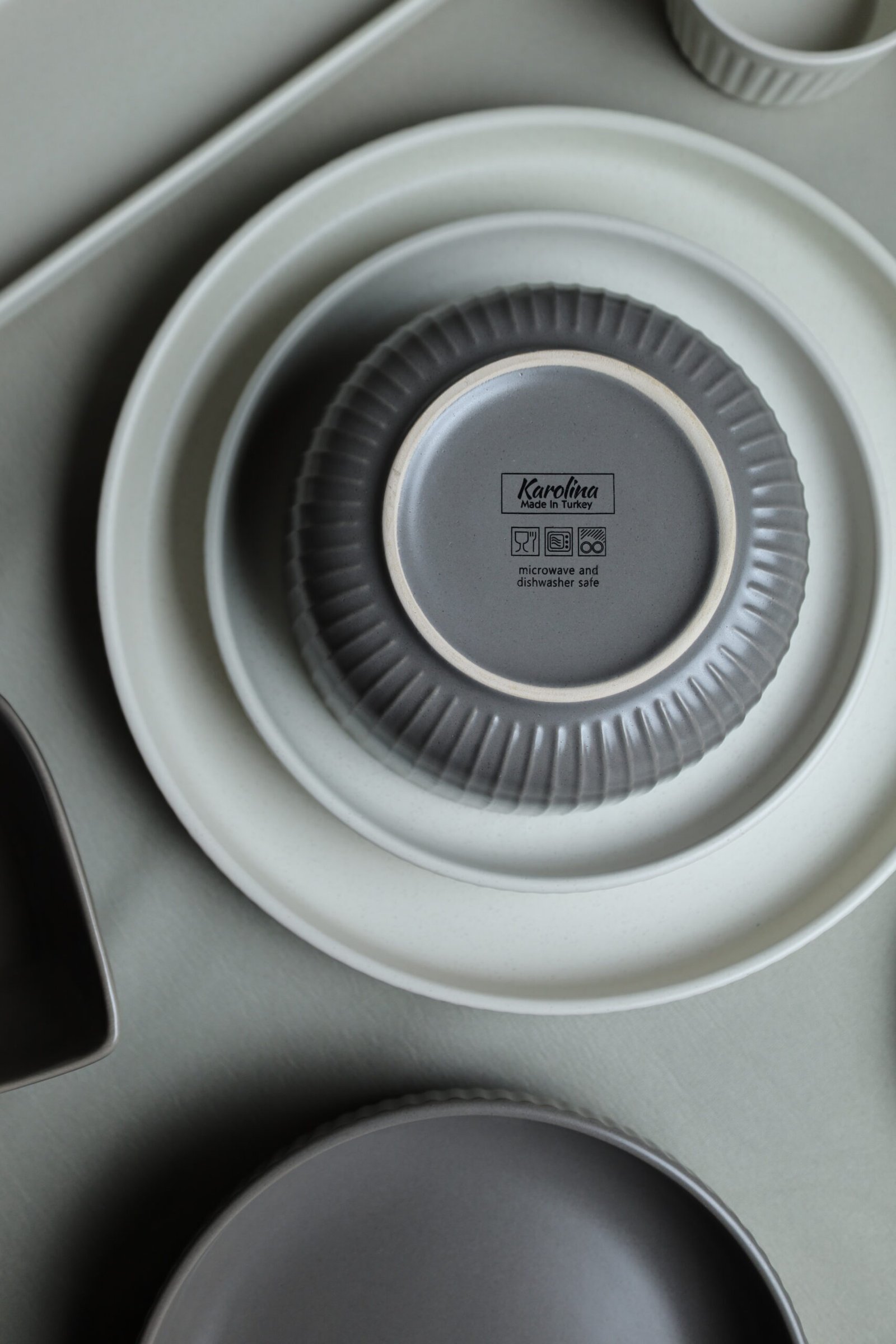 Karolina 30-Piece Dinner Set (Ribbed) - Image 20