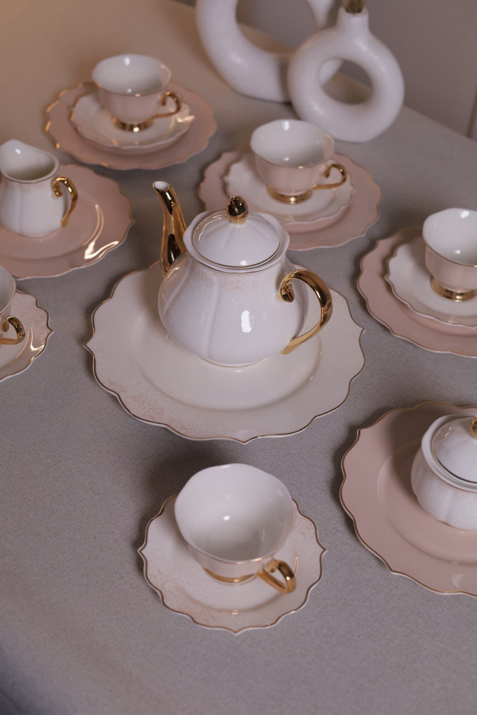 tea and cake set 24-piece
