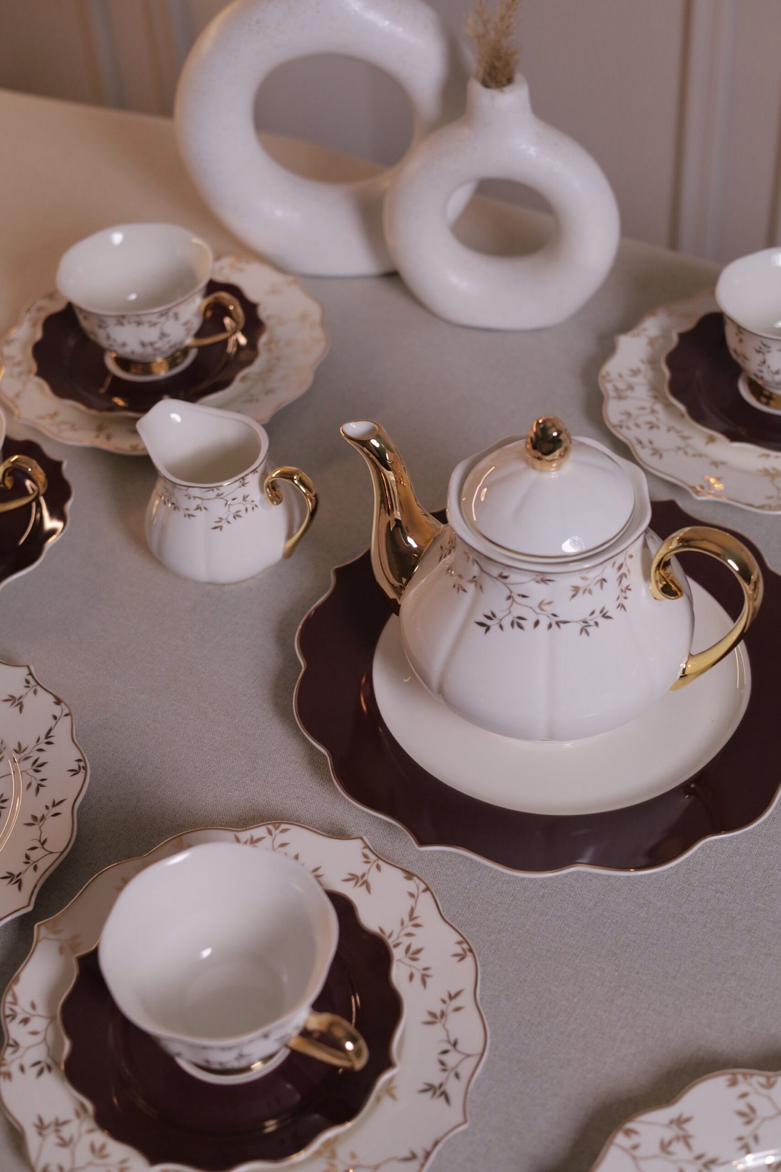 tea and cake set 24-piece