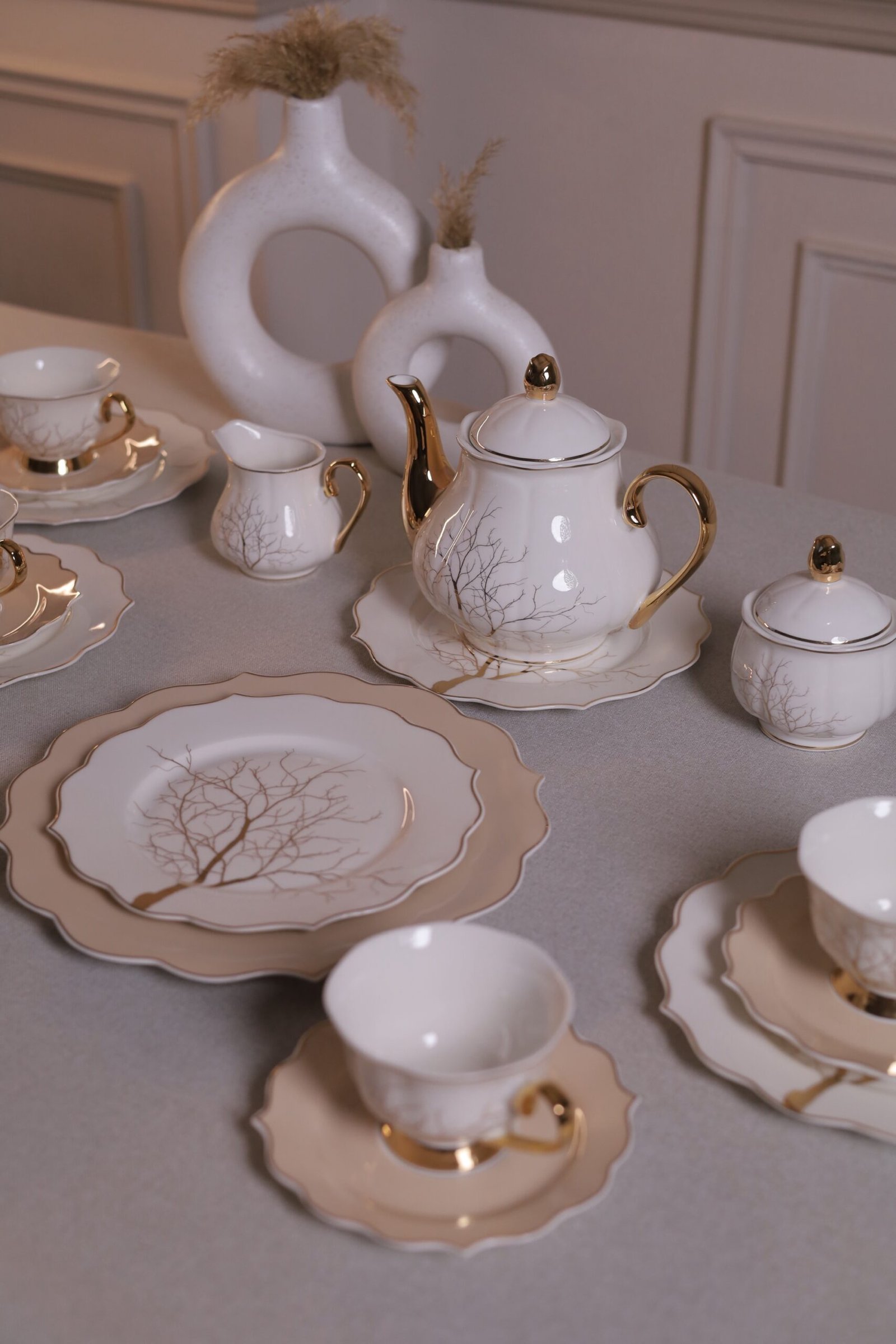 tea and cake set 24-piece