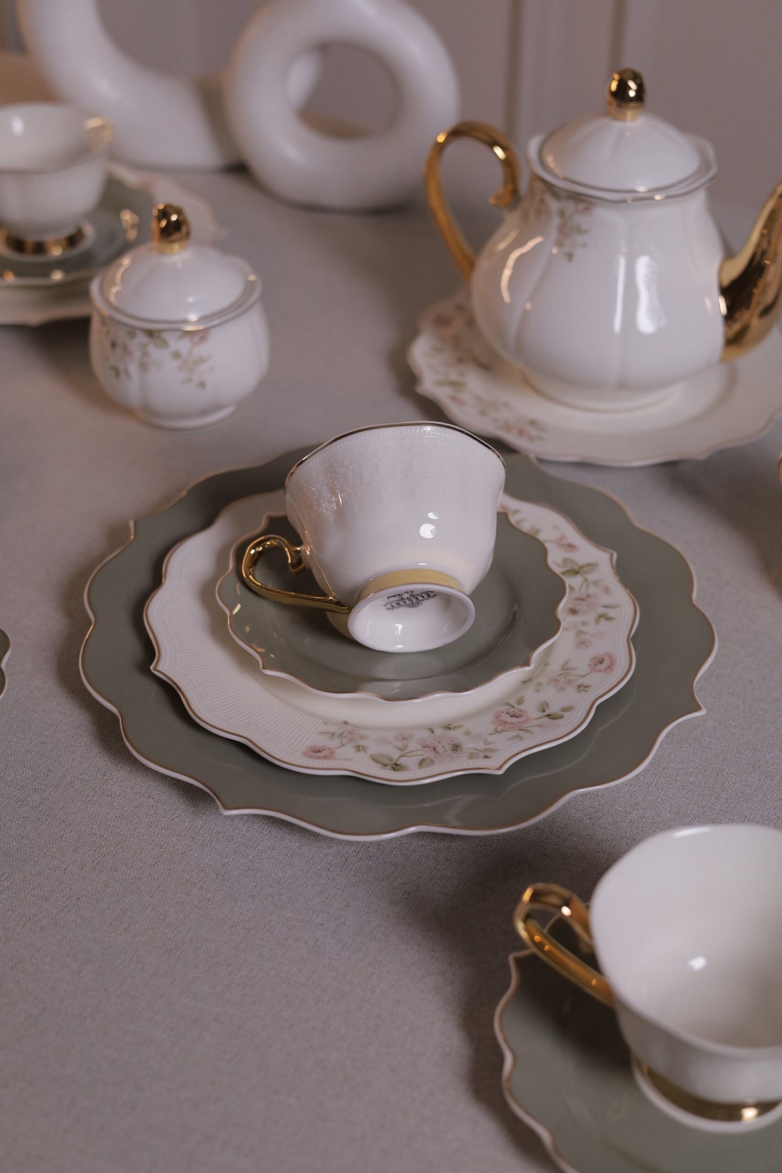 tea and cake set 24-piece