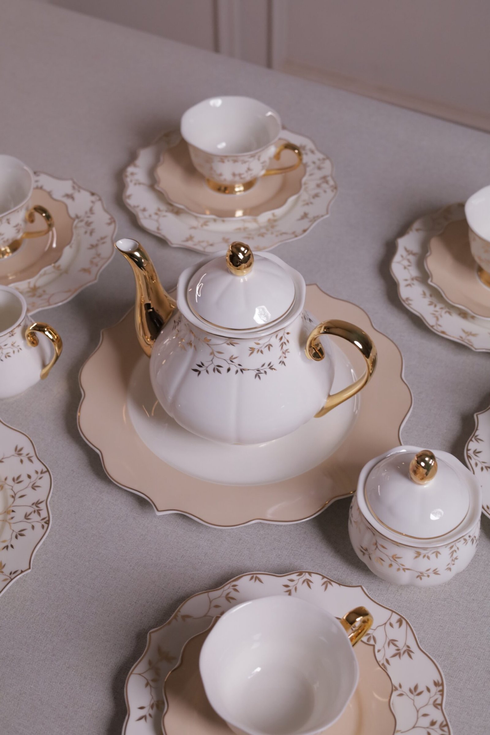 tea and cake set 24-piece