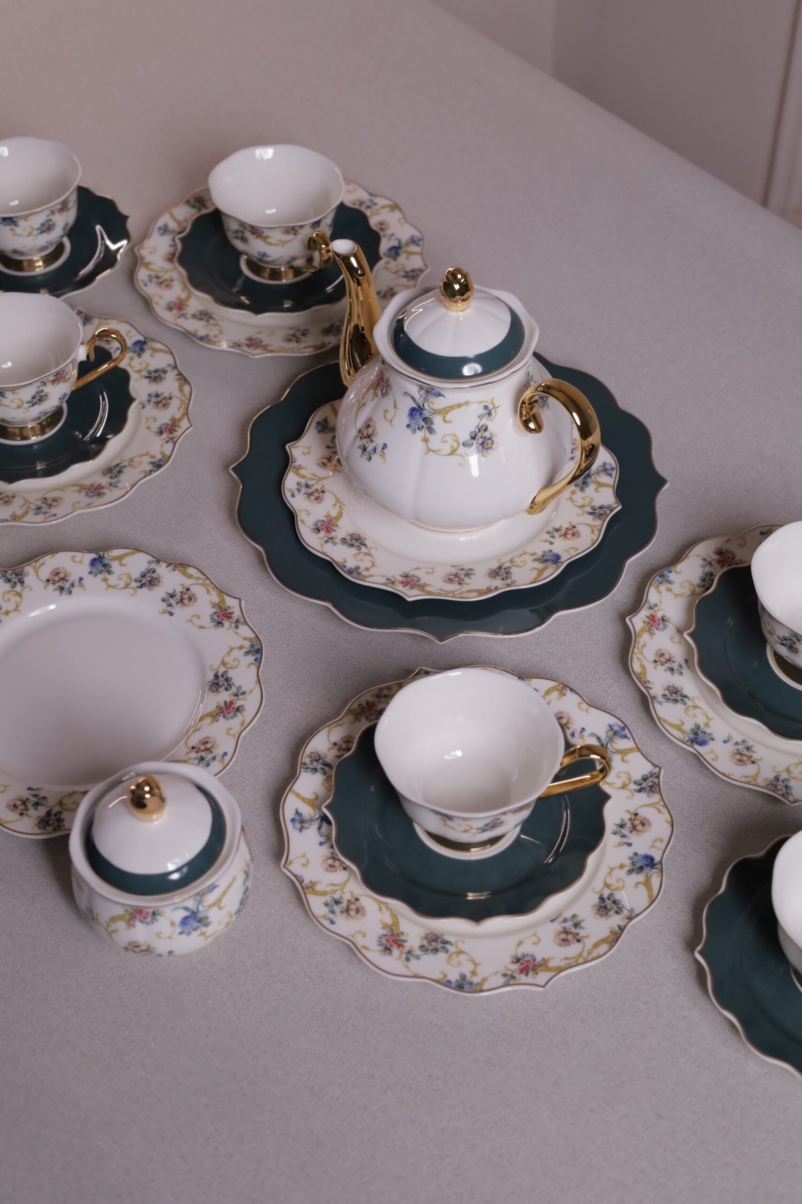 tea and cake set 24-piece